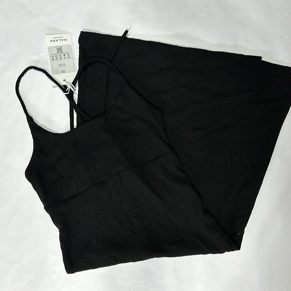 Halara black dress